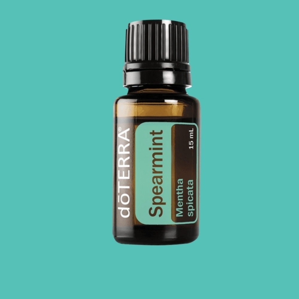 doTERRA Spearmint Essential Oil - Brown Bottle with Black Cap